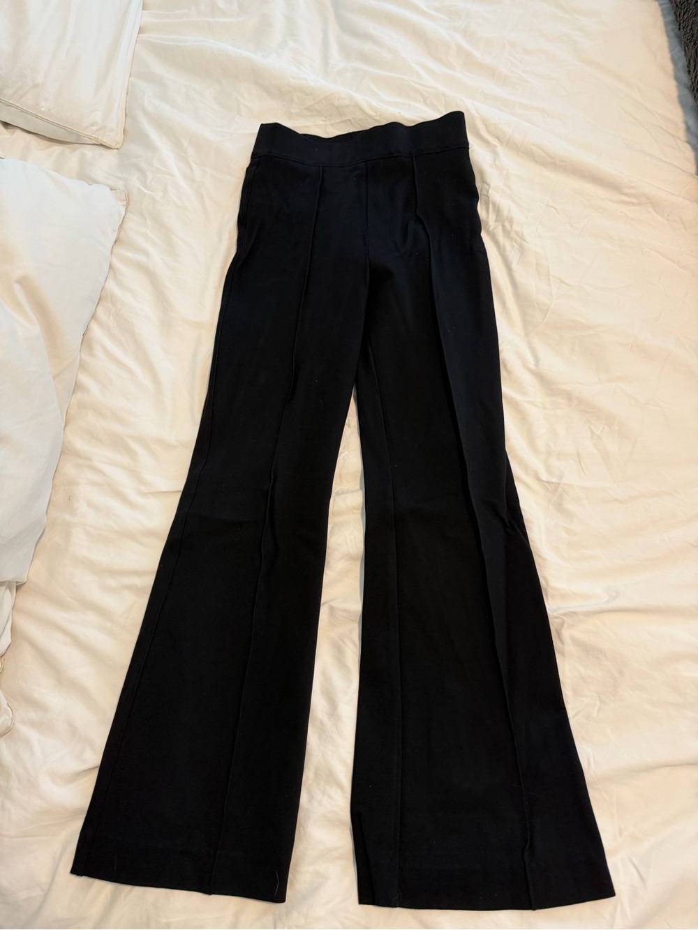 SPANX High-Waist Black Flare Pants SPANX